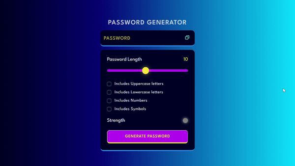 PasswordGenerator