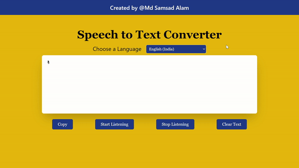 Speech to Text